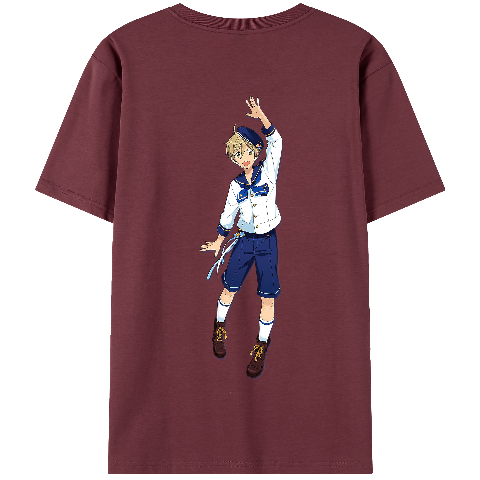 （画像用） あんさんぶるスターズ! Ensemble Stars 綿100％半袖Tシャツ（背面プリント）